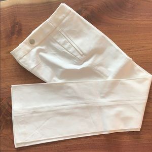 H&M White wide leg pants